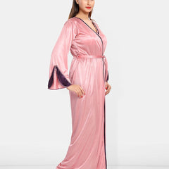 Be You Women Satin Maxi Nightdress With Robe
