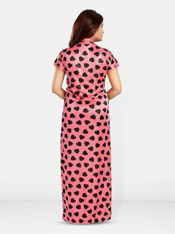 Be You Women Pack of 2 Printed Maxi Wrap Nightdress