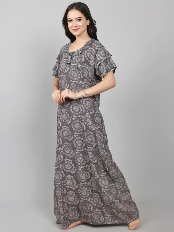 Be You Printed Maxi Nightdress