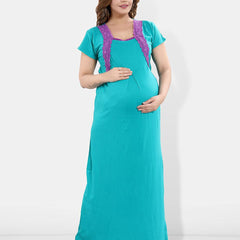 Be You Women Maxi Maternity Nightdress