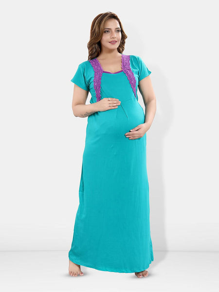 Be You Women Maxi Maternity Nightdress
