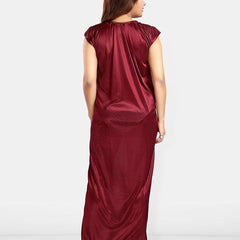 Be You Women Printed Maxi Nightdress Set