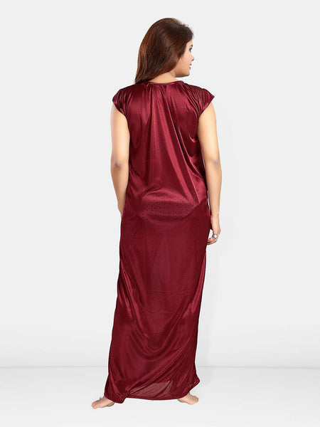 Be You Women Printed Maxi Nightdress Set