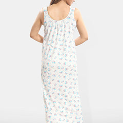 Be You Printed Cotton Maxi Nightdress
