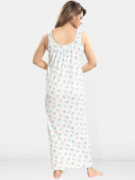 Be You Printed Cotton Maxi Nightdress