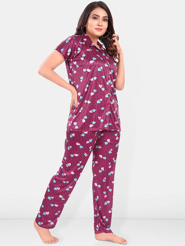 Be You Women Printed Night suit