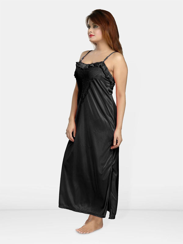 Be You Satin Maxi Nightdress with Robe