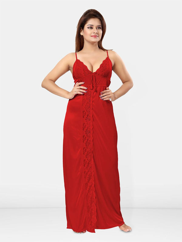Be You Women Shoulder Straps Maxi Nightdress