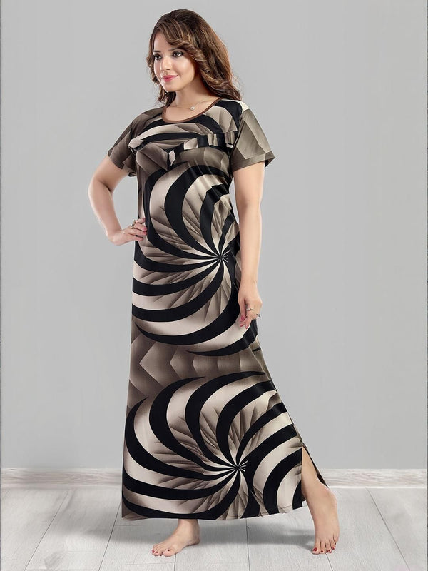 Be You Spiral Print Maternity Nightdress