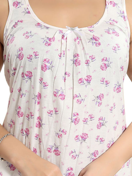 Be You Printed Cotton Maxi Nightdress