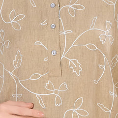 Be You Embroidered Top With Trousers Co-Ords