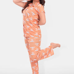 Be You Women Graphic Printed Night suit