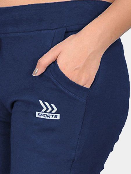 Be You Women Cotton Relaxed-Fit Track Pants