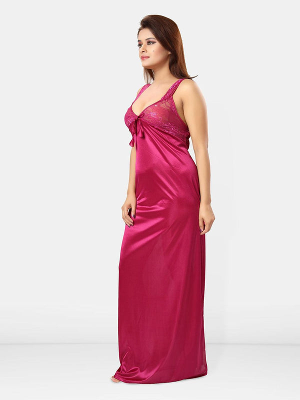 Be You Satin Maxi Sweat Nightdress