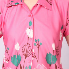 Be You Women Floral Printed Top & Pyjama Night suit