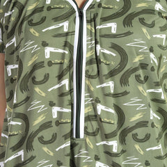 Be You Women Printed Maxi Nightdress