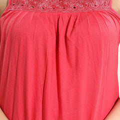 Be You Lace Cotton Maxi Nightdress