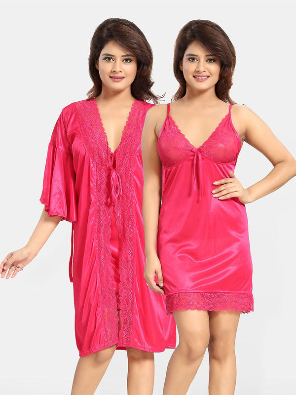 Be You Women Solid Nightdress