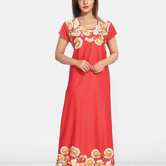 Be You Floral Printed Maternity Maxi Nightdress