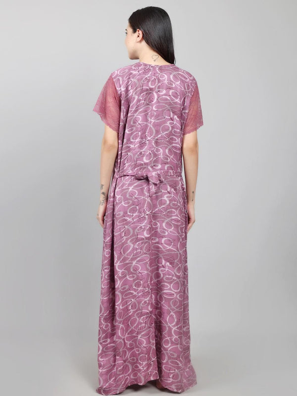 Be You Printed Maxi Nightdress