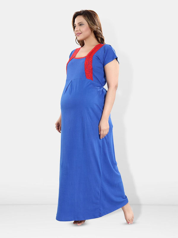 Be You Pack Of 2 Solid Maxi Nightdress