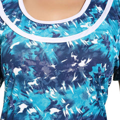 Be You Women Printed Maxi Nightdress