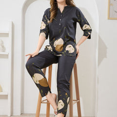 Be You Printed Top With Trousers Co-Ords