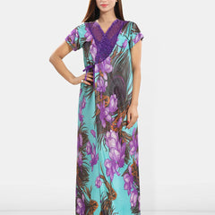 Be You Women Pack Of 2 Printed Maxi Nightdress