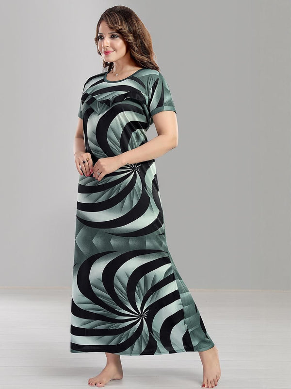 Be You Printed Maxi Maternity Nightdress