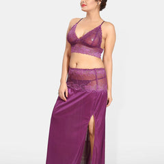 Be You Women Shoulder Straps Maxi Nightdress