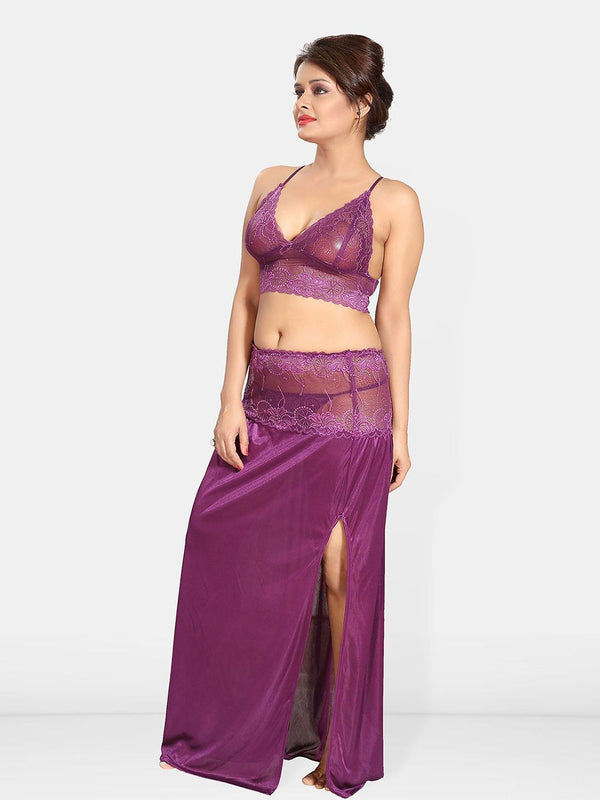 Be You Women Shoulder Straps Maxi Nightdress