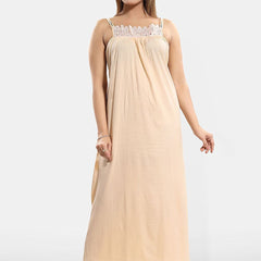 Be You Lace Cotton Maxi Nightdress