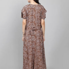 Be You Printed Maxi Nightdress