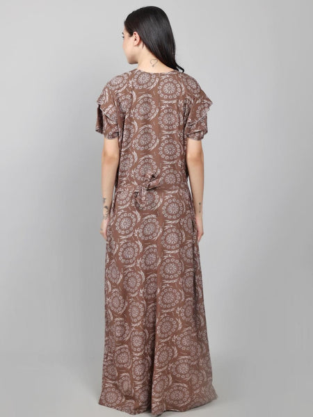 Be You Printed Maxi Nightdress