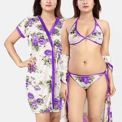 Be You Women Printed Nightdress