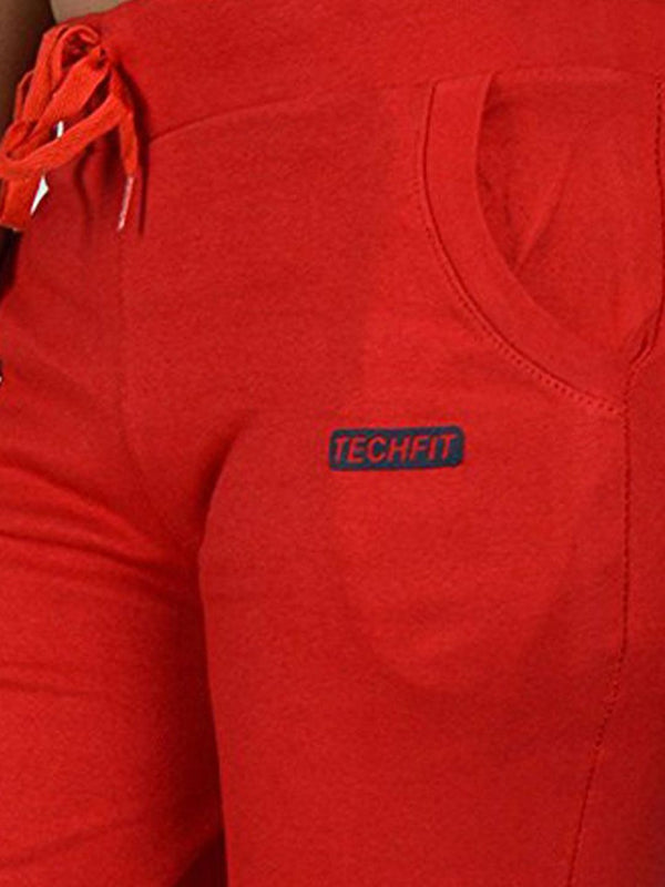 Be You Women Regular Fit Mid Rise Cotton Track Pants