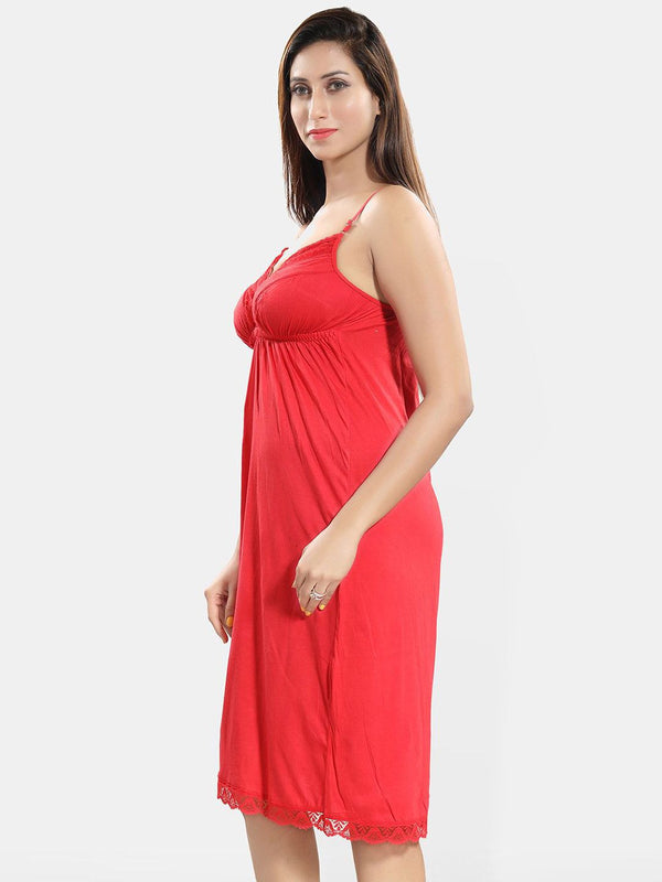 Be You Sleeveless Cotton Knee Length Nightdress