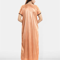 Be You Women 2 pieces Satin Maxi Nightdress