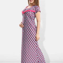 Be You Printed Maternity Maxi Nightdress