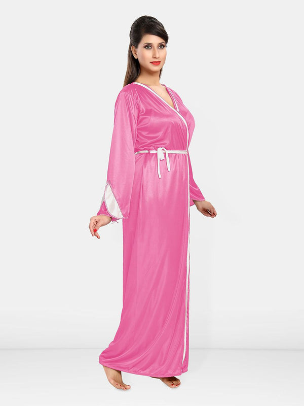 Be You  Women Solid Maxi Nightdress