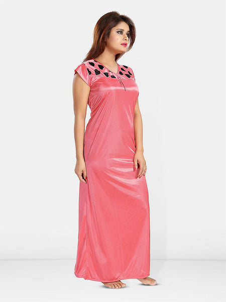 Be You Women Pack of 2 Printed Maxi Wrap Nightdress