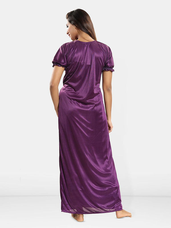 Be You Satin Maxi Nightdress with Robe