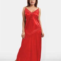Be You Women Shoulder Straps Maxi Nightdress