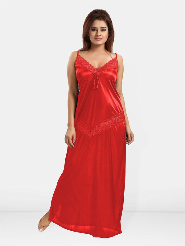 Be You Women Shoulder Straps Maxi Nightdress