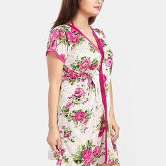 Be You Women Printed Nightdress