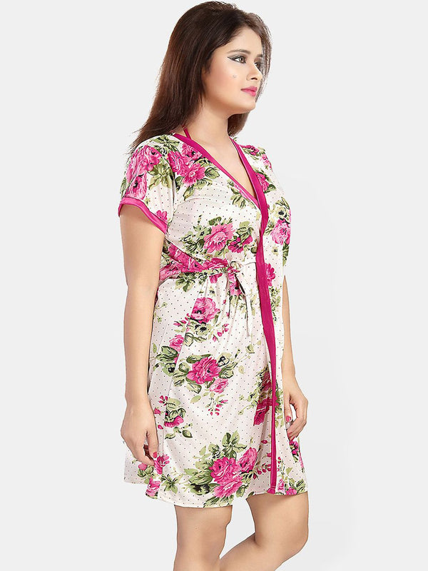 Be You Women Printed Nightdress