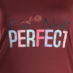 Be You Women Typography Printed Night suit