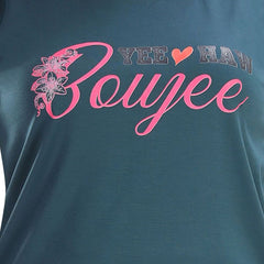 Be You Women Typography Printed T-shirt & Shorts Night suit