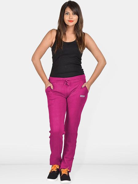 Be You Women Cotton Relaxed-Fit Track Pants