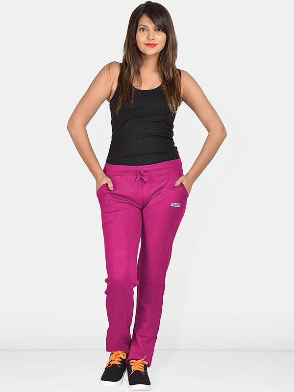 Be You Women Cotton Relaxed-Fit Track Pants
